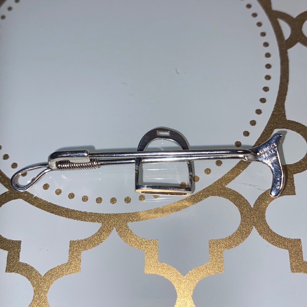 Gucci Stirrup & Switch Brooch Vintage - Picture 5 of 5